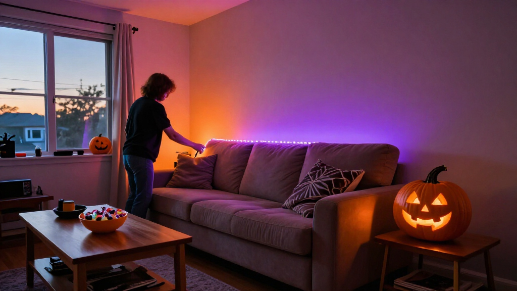 Halloween smart LED lighting