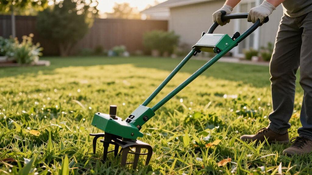 lawn aerator machine