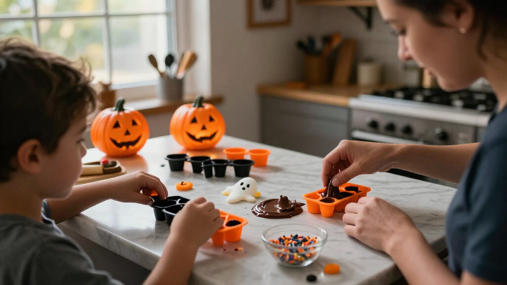 Halloween silicone candy molds