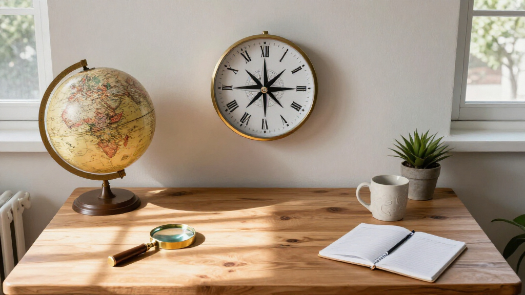 14 Best Compass Rose Wall Clocks That Combine Style and Functionality