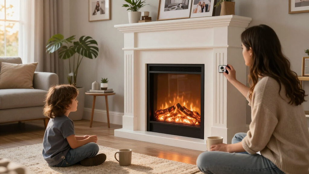 electric fireplace mantels