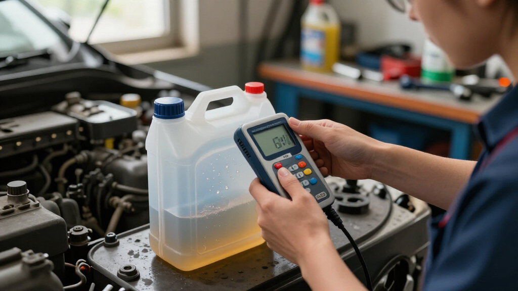 digital refractometer for coolant testing