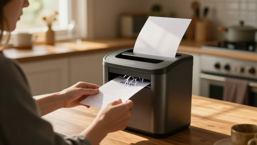 home paper shredder for divorce document security