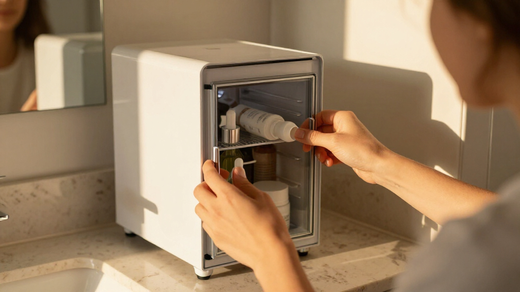 best skincare fridge with temperature control