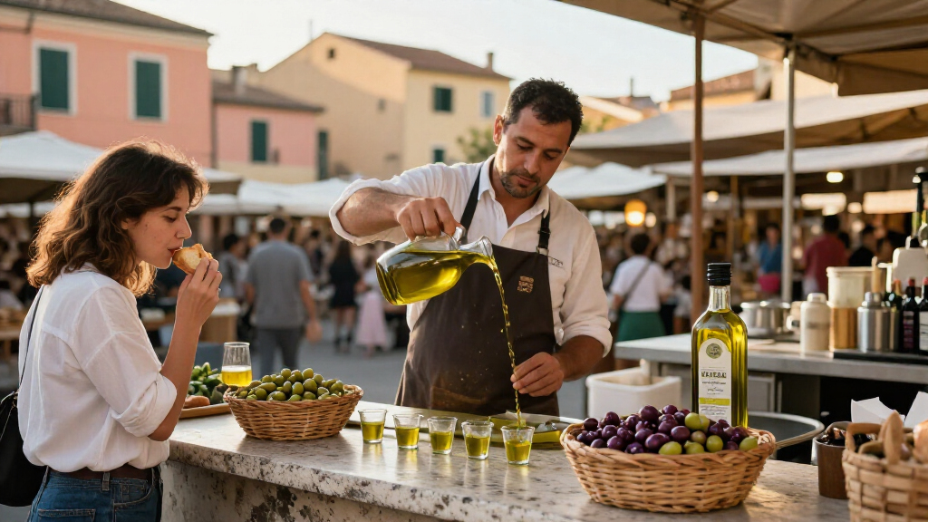 Italian regional olive oils