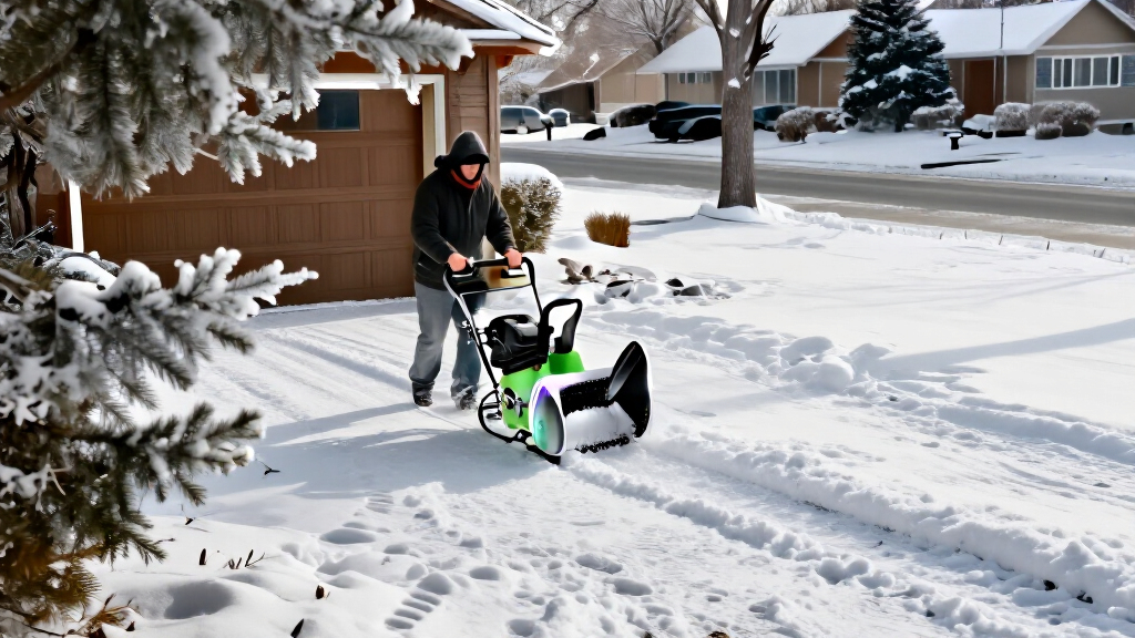 electric snow blower