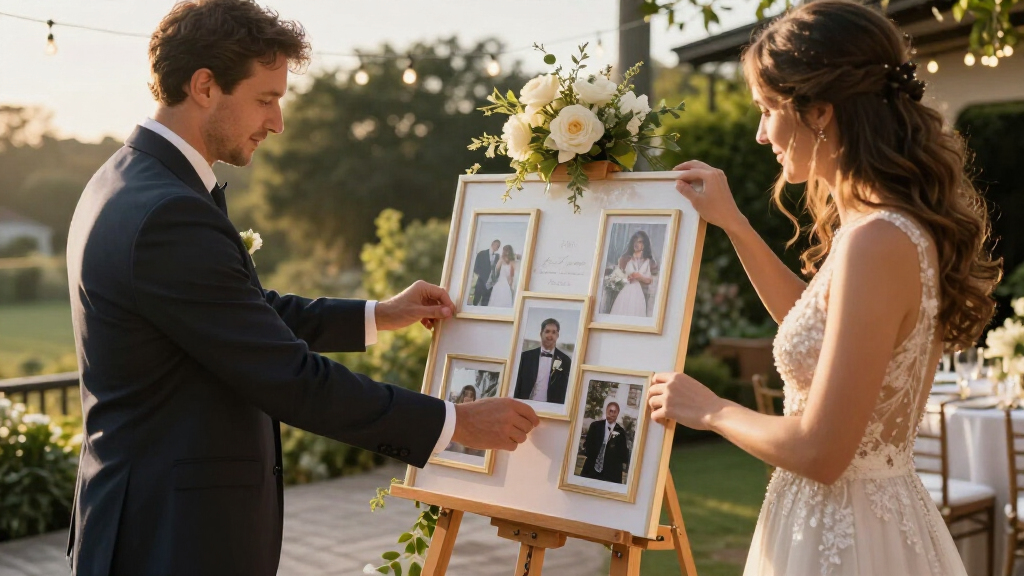 wedding display easels
