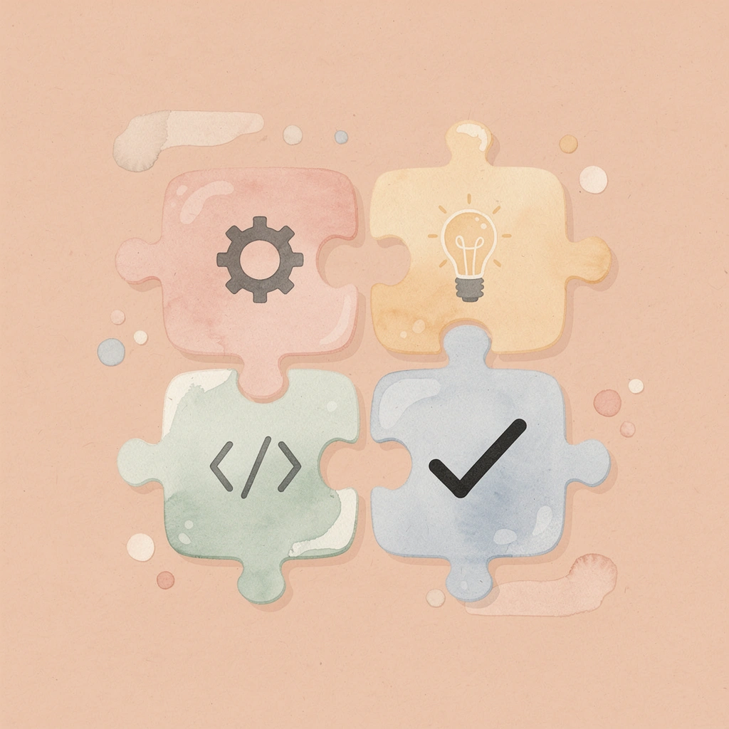 Puzzle pieces connecting to represent modernizing legacy systems without breaking what works