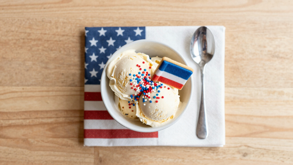 patriotic ice cream toppings