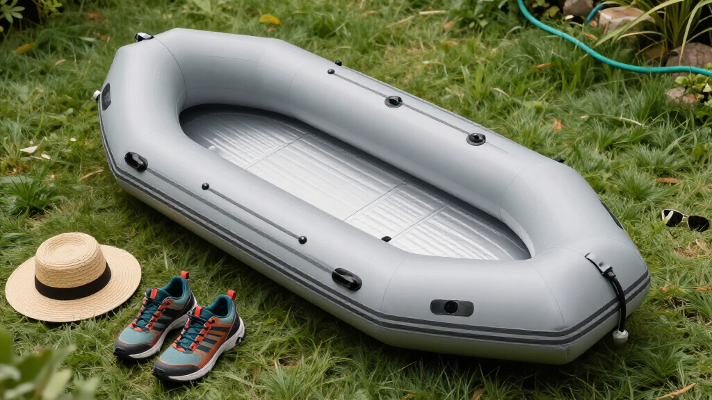 inflatable dinghy with aluminum floor