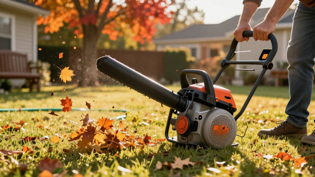 gas leaf blowers for fall