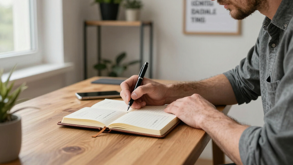 personal development journals for men