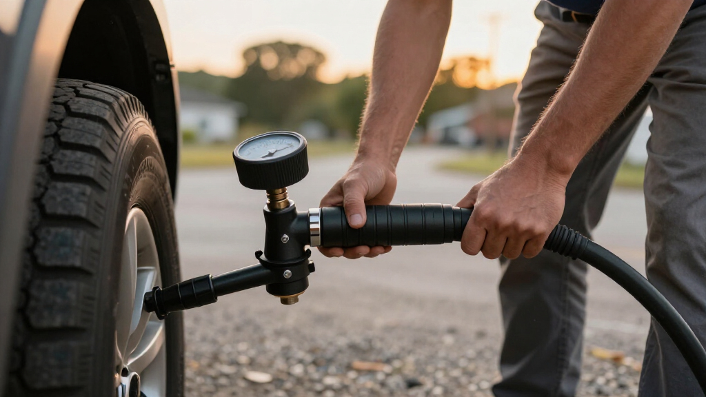 heavy duty tire inflator compressor