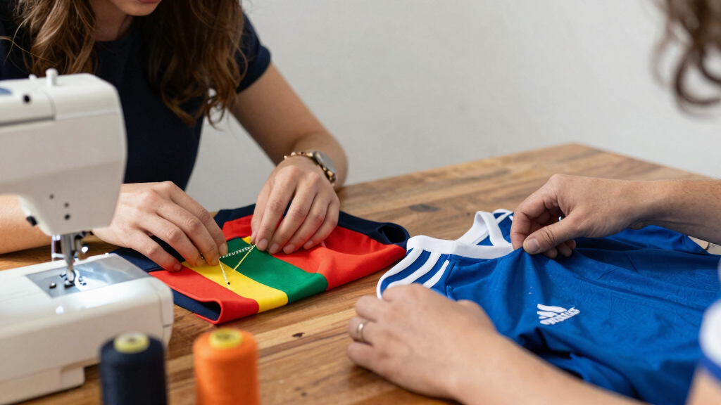 couples matching soccer jerseys