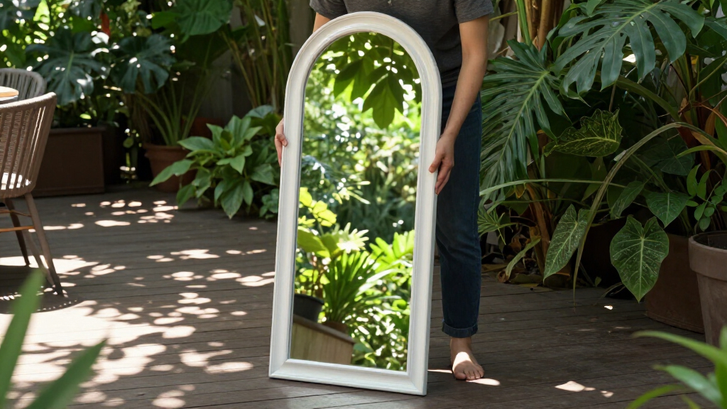 best premium full length mirror arched