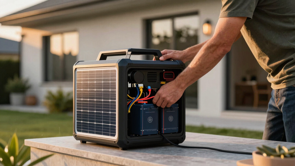 solar backup power stations