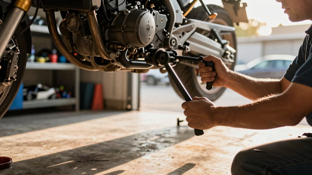 engine hoist for motorcycle engines