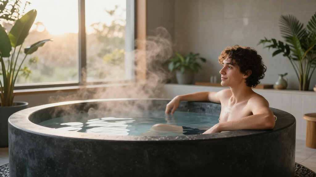 freestanding cold plunge tub