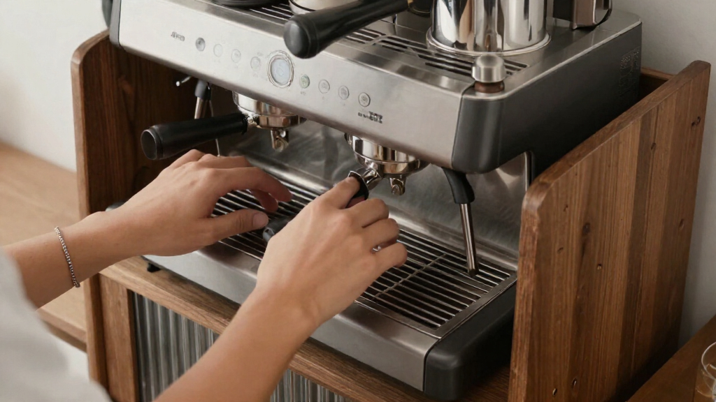 high ticket coffee bar station cabinet for home baristas