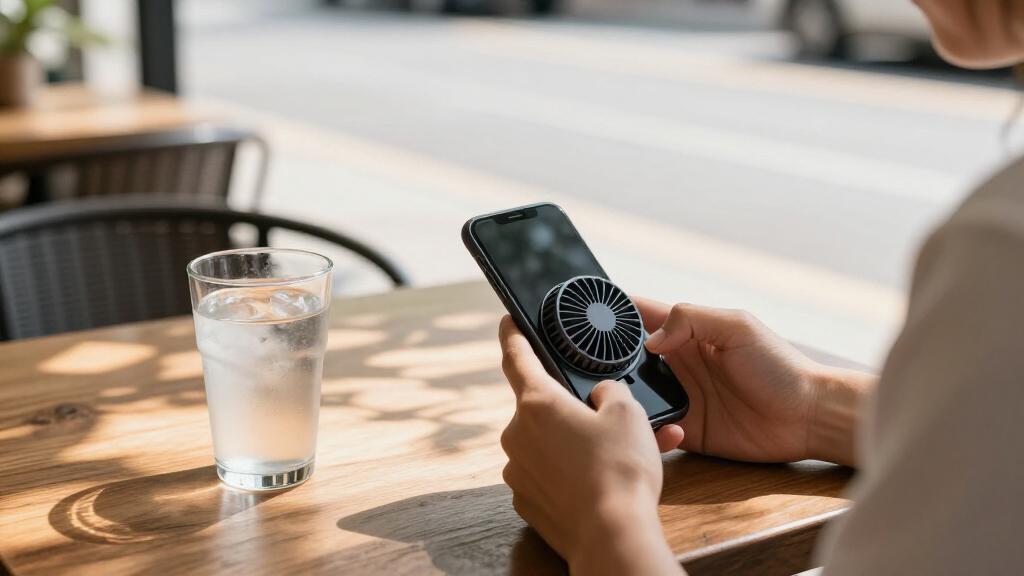 phone cooling fans for hot weather