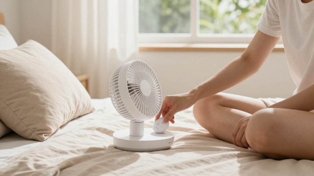 sleep fans with noise control