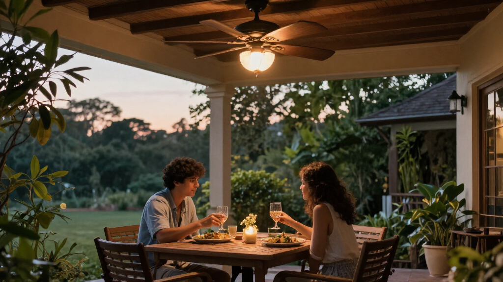 outdoor ceiling fans with lights