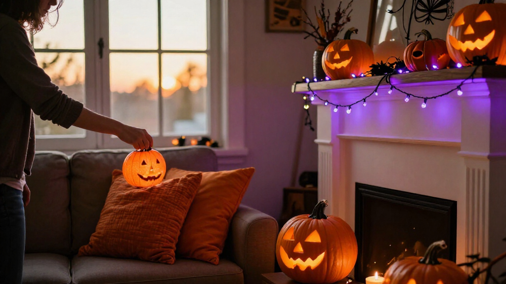 Halloween indoor light up decorations