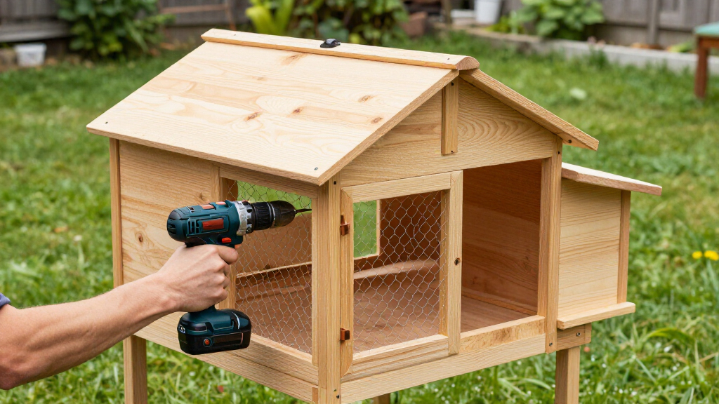large chicken coop for backyard flock