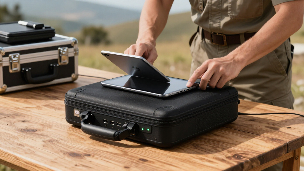 best briefcase charging station for field tablets