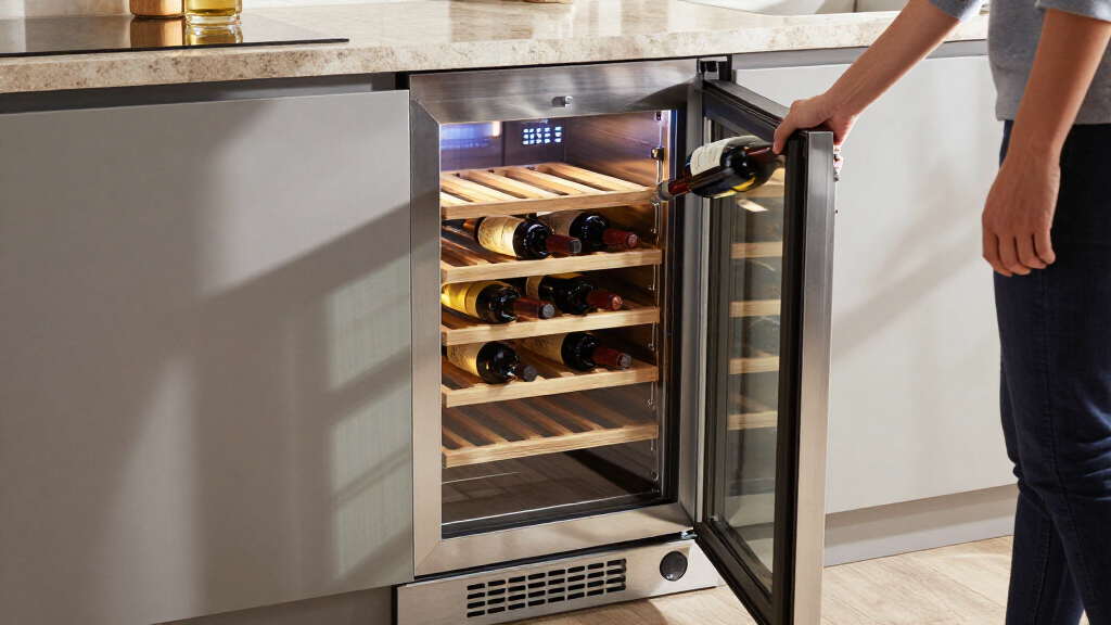 dual zone wine coolers for kitchens