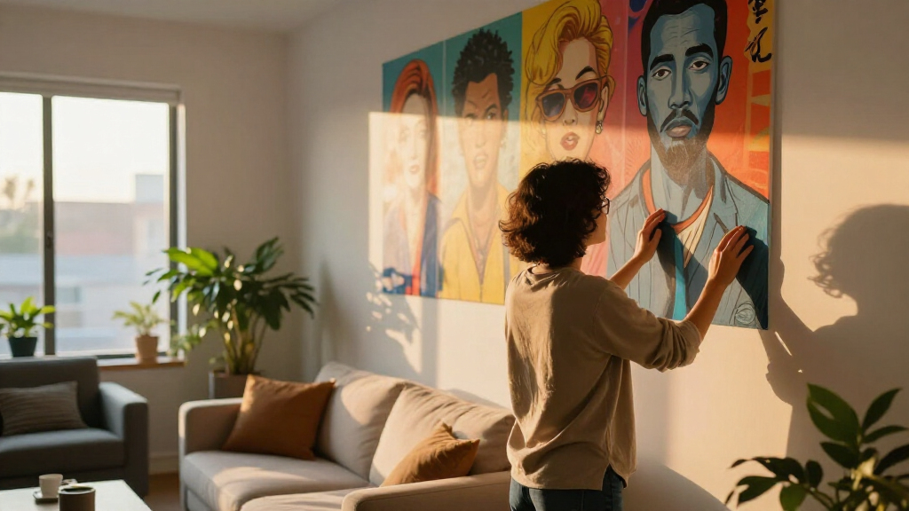 pop culture-inspired wall art