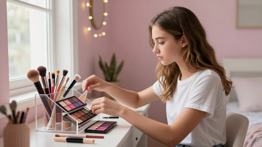 makeup organizers for teens