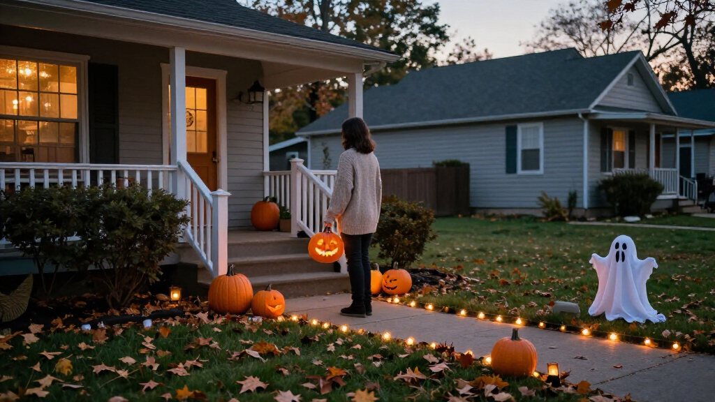 Halloween yard decorations