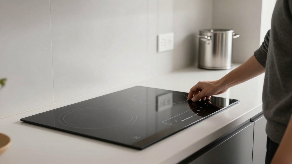 premium induction cooktops with integrated ventilation
