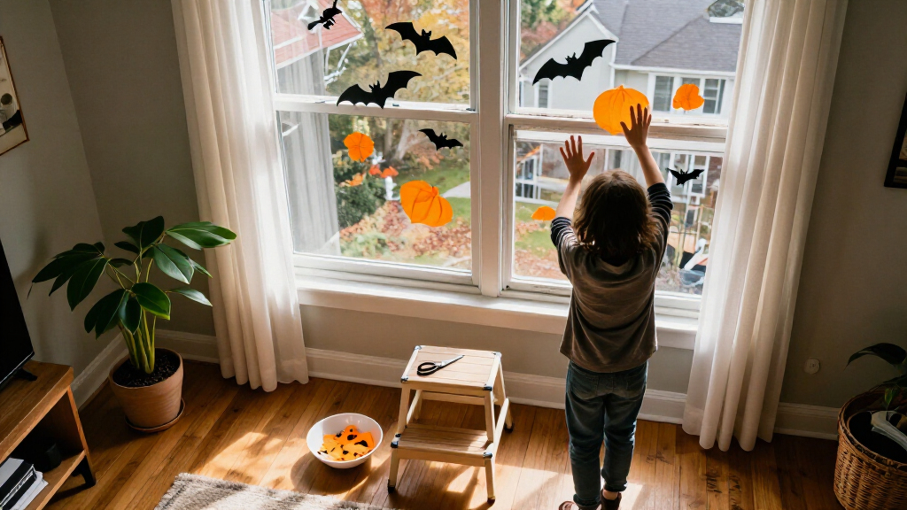 halloween window decorations