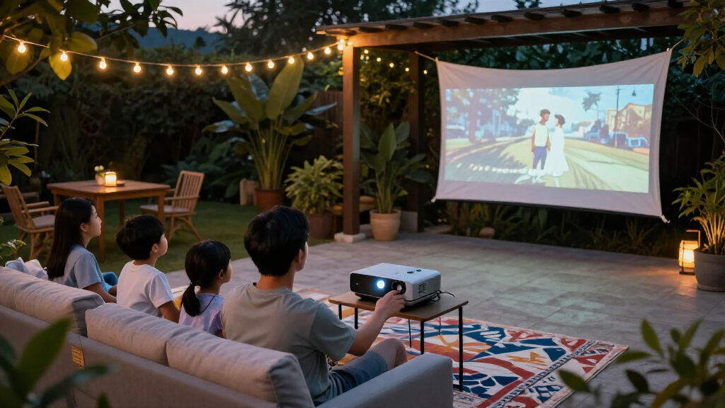 portable projectors for movie nights