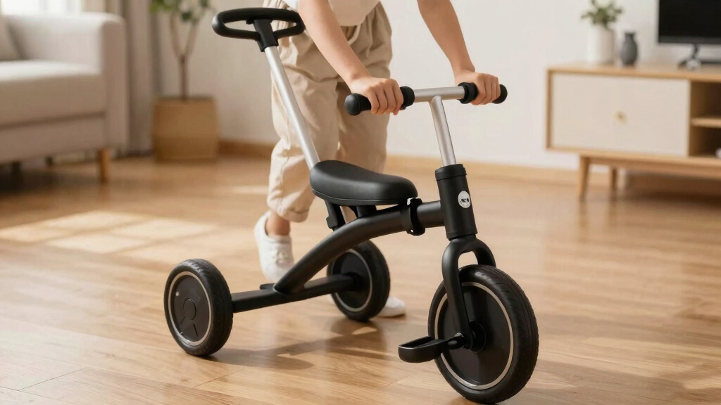 premium push tricycle with parent handle