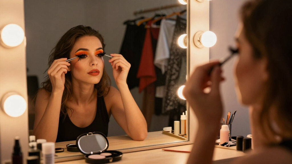 Halloween false eyelashes