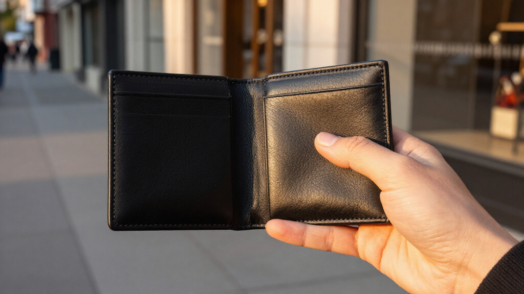 vegan leather bifold wallets for minimal carry