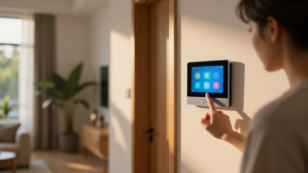 smart alarm keypads touchscreen