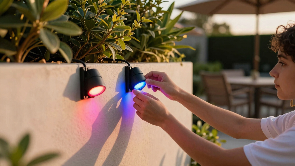 best color changing outdoor lights