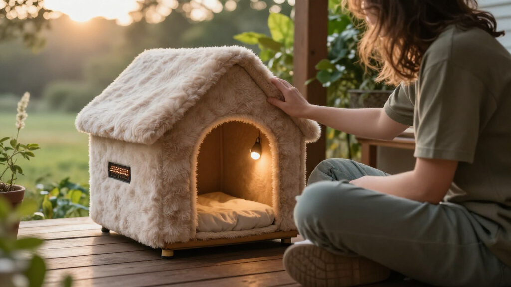 premium heated outdoor pet houses