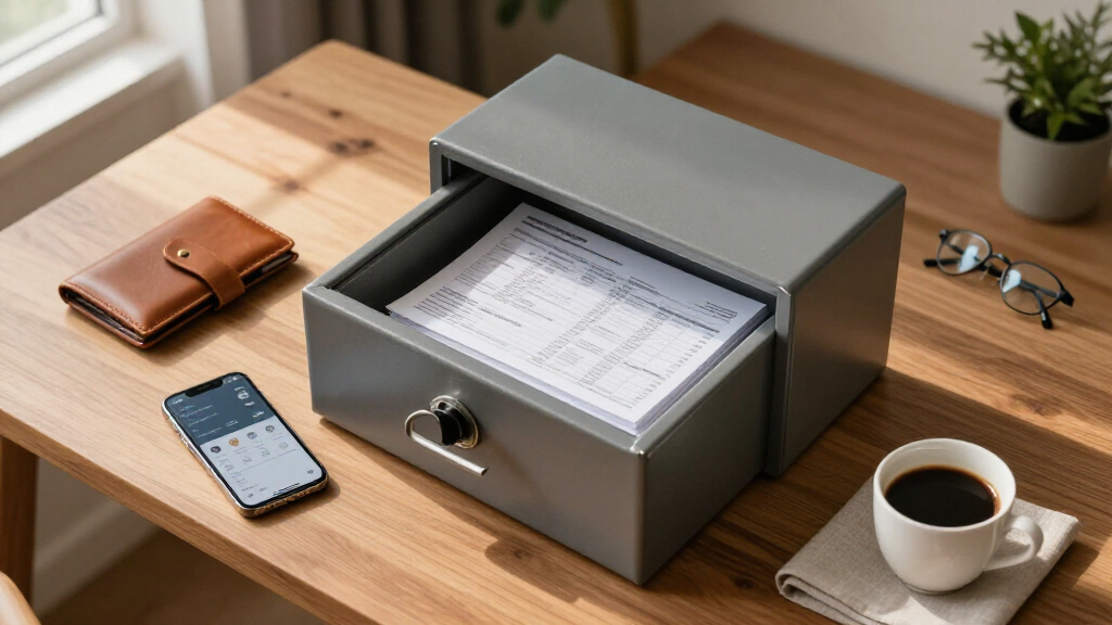 best safe box for tax returns and receipts