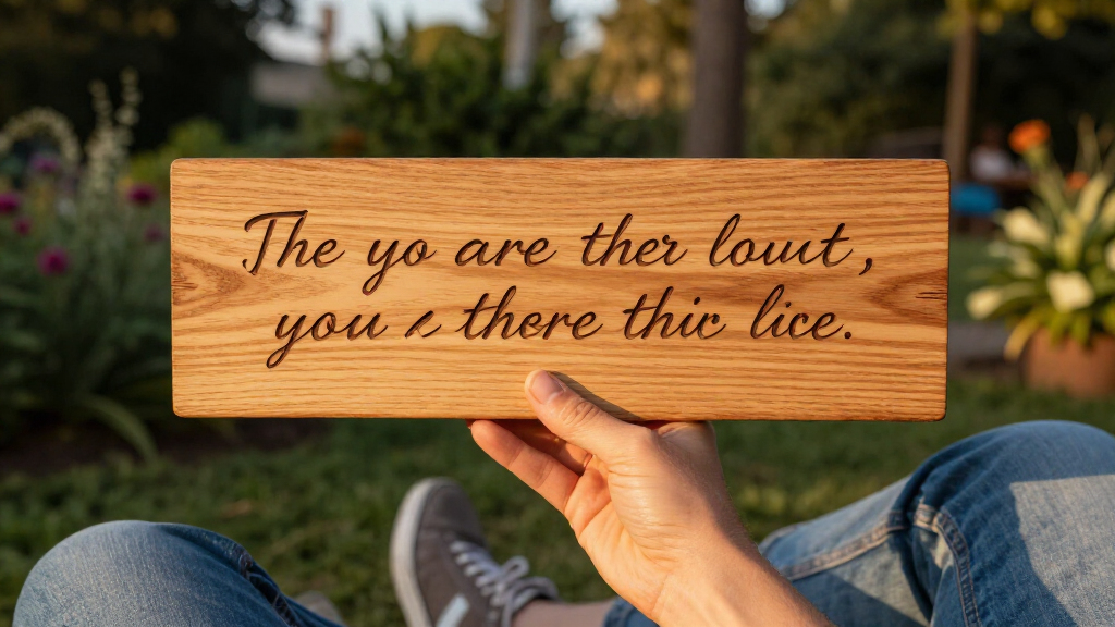 mantra wood signs