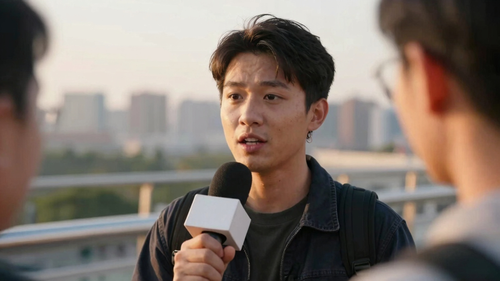news recording microphones