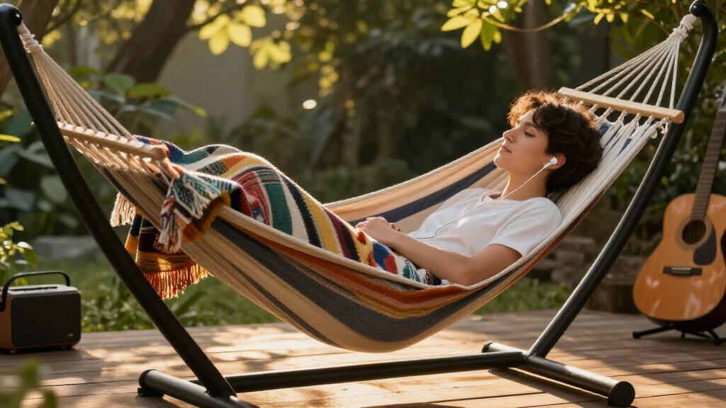 outdoor hammocks with stand