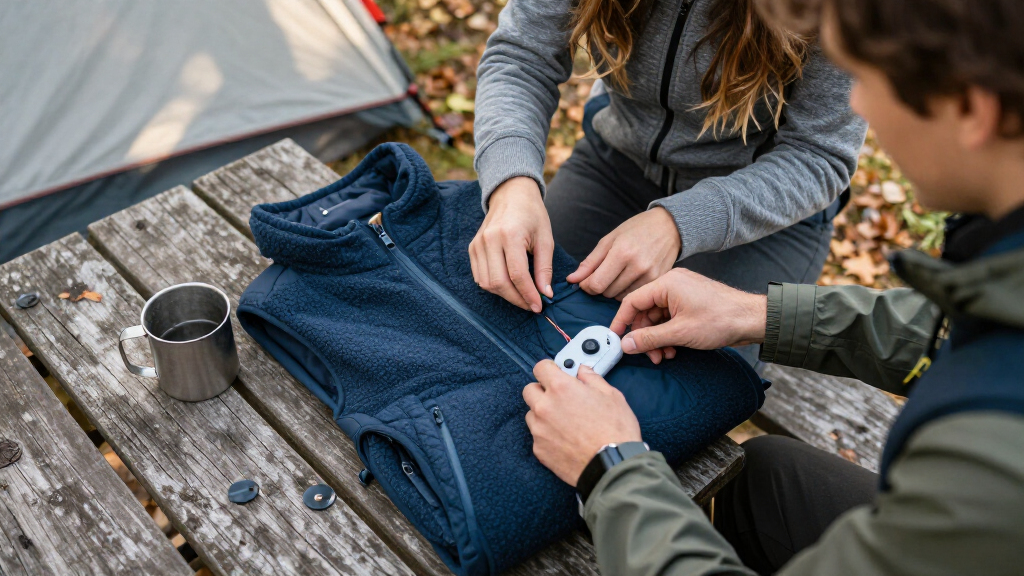 Beheizte Westen und Outdoor-Bekleidung