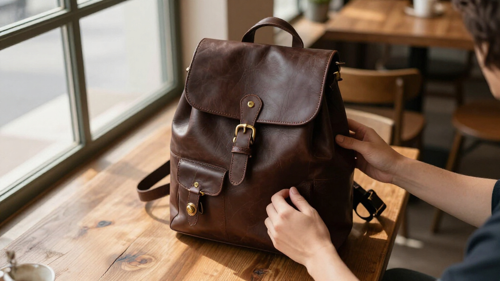 luxury leather backpacks