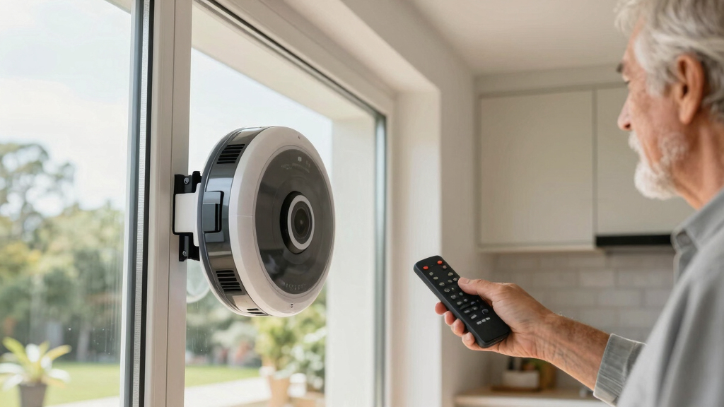 window cleaning robot with remote control