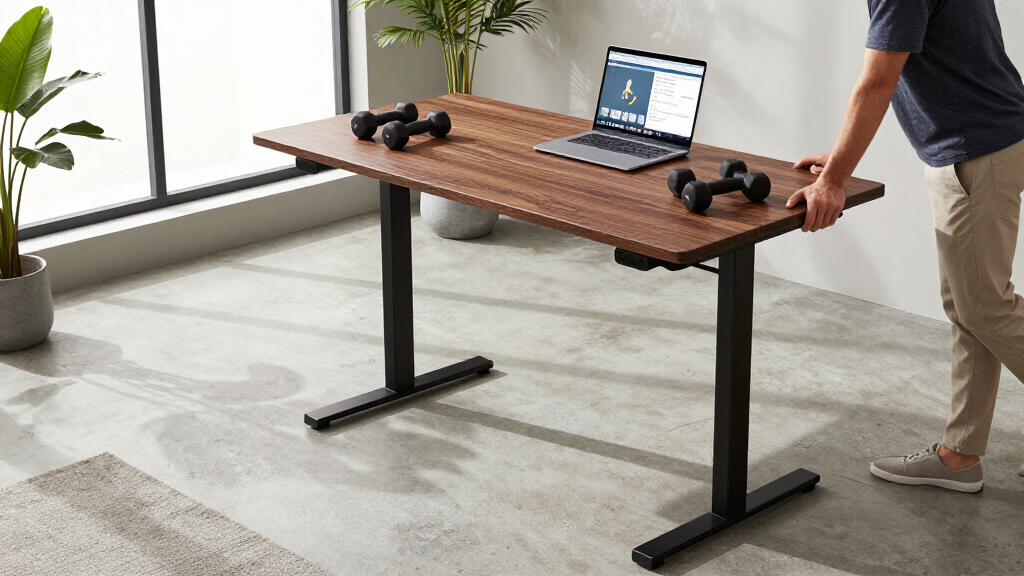 standing desk with high weight capacity